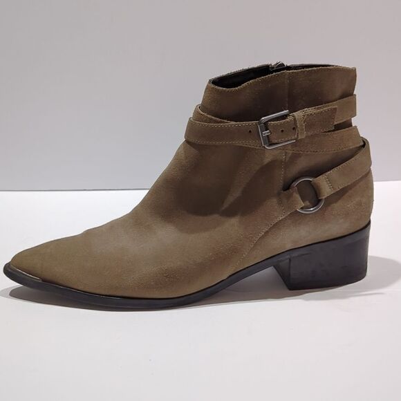 Marc Fisher Mlyatina Pointed Toe Ankle Boot Tan Size 10M - Picture 10 of 12